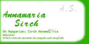 annamaria sirch business card